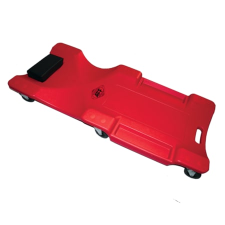 American Forge & Foundry Garage Creeper with Head Rest, Storage Trays 3910